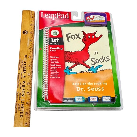 Fox in Socks Leap Pad Childrens Book 1st Grade Sealed New - Picture 6 of 7